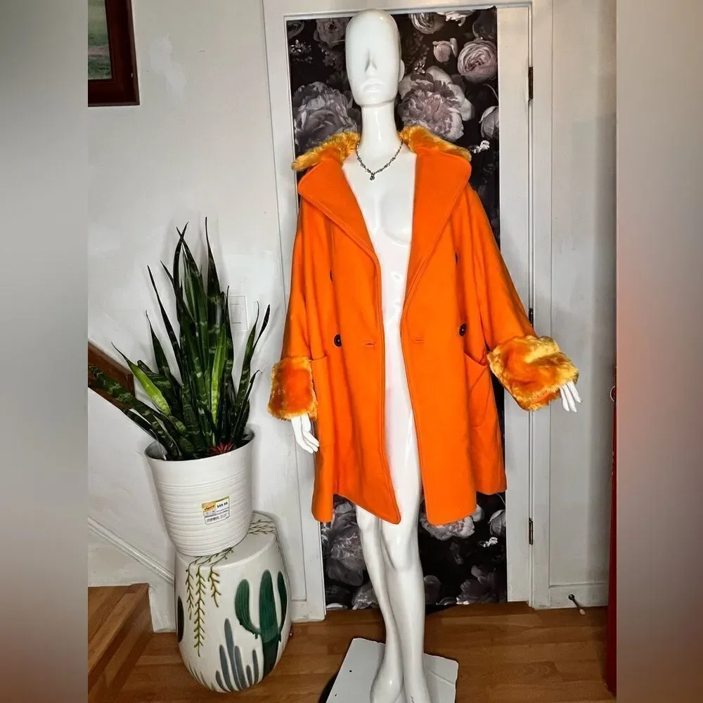Free People Roxy Wool Coat/ Size M